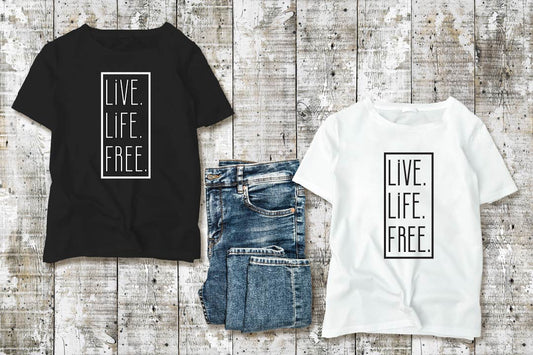 Live. Life. Free T Shirt